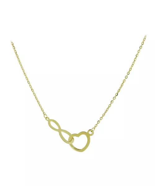 9K INFINITY LOVE NECKLACE