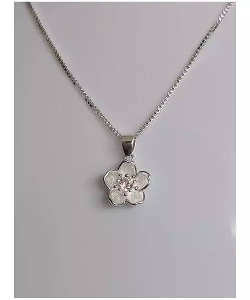 Silver Pentant "Flower" (S925)