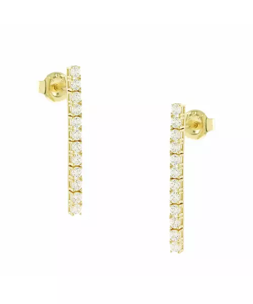 14K EARRINGS CZ