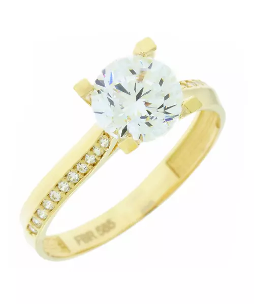 14K CZ PROMISE RING