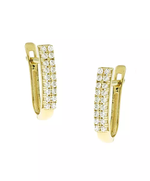 14K EARRINGS CZ