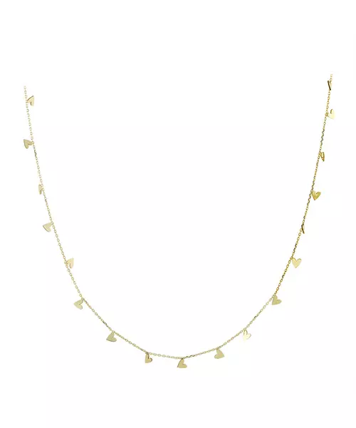 14K GOLD PLAIN NECKLACE