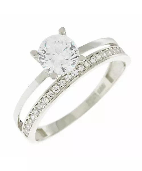 14k promise ring cz