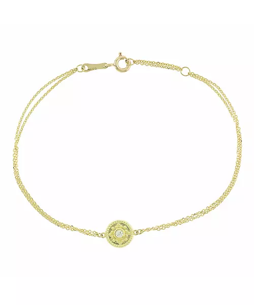 14k gold handmade bracelet