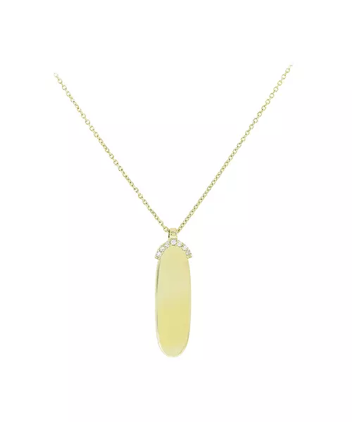 14K GOLD BAR NECKLACE