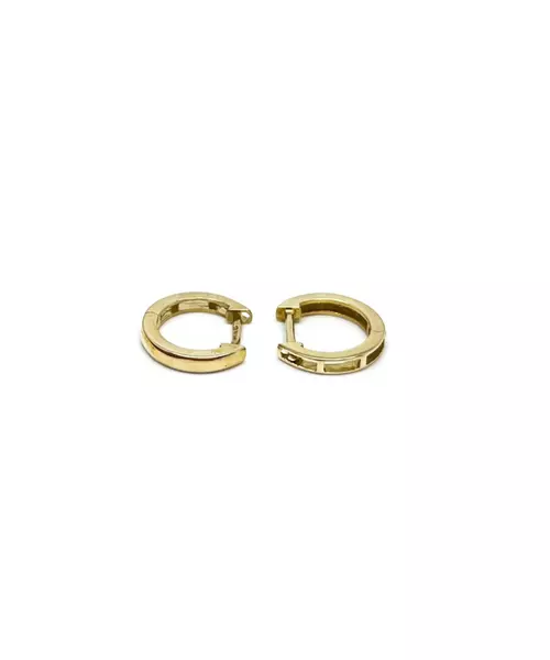 9K HOOPS EARRING