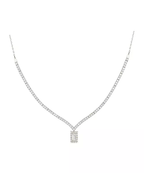 14K WHITE GOLD NECKLACE