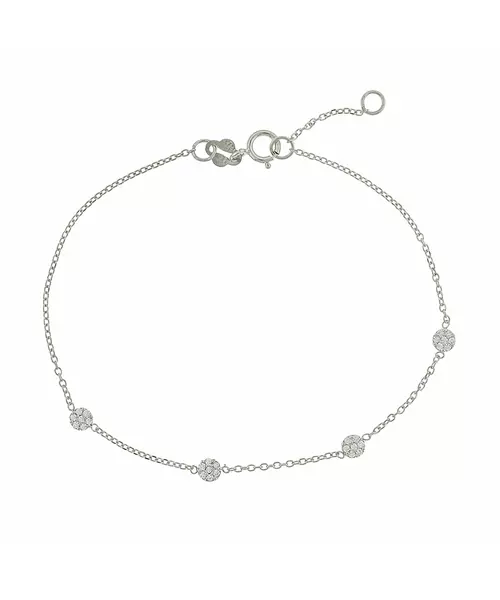 14K WHITE GOLD BRACELET