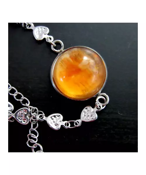 "Sun Light" Resin Art Chain Bracelet