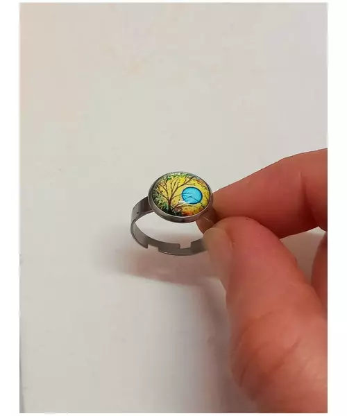 Ring "Moon tree"