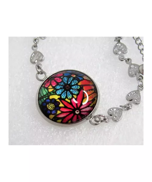 "Flowers-2" Chain Bracelet