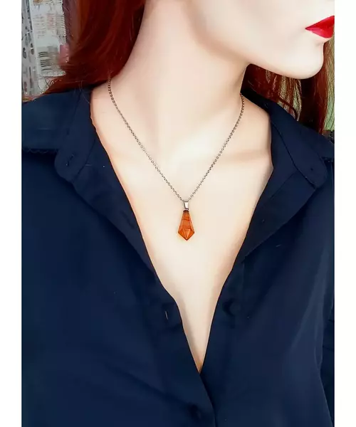 Orange Agate Pendant