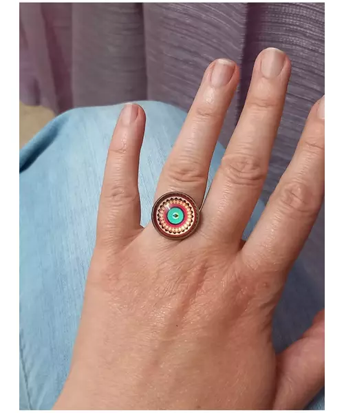 "Circle Pattern -2" Ring