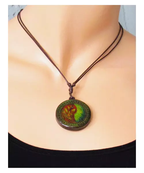 Handmade Necklace "Earth & Fire"