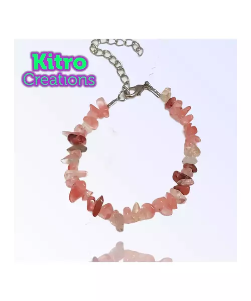 Rose Quartz Crystal Bracelet