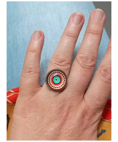 "Circle Pattern -2" Ring