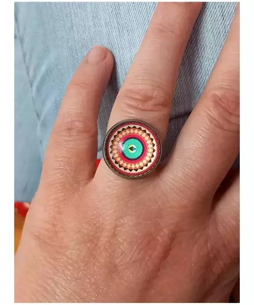 "Circle Pattern -2" Ring