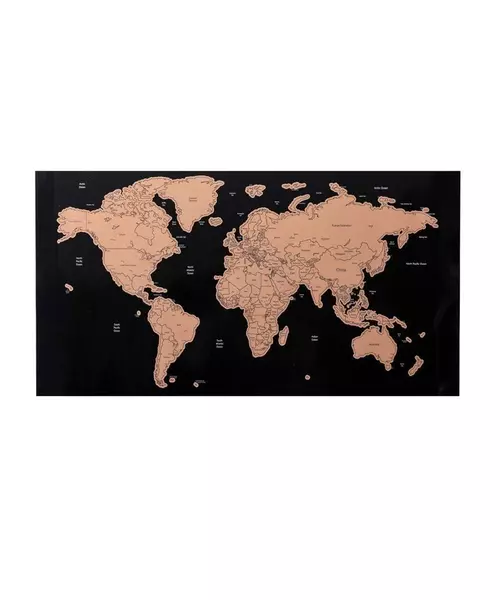 Παγκόσμιος Χάρτης Ξυστό 60 x 40 cm Bakaji 8054143000917