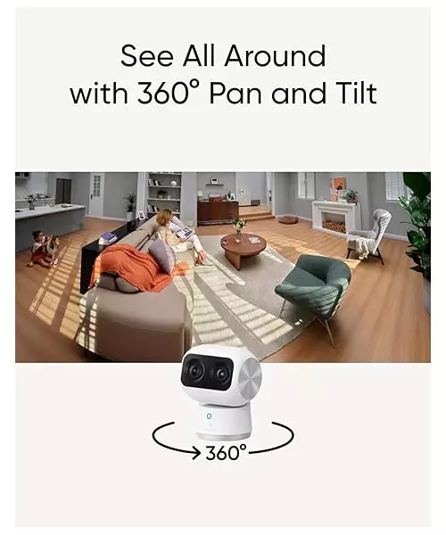 Anker Eufy Security Camera Indoor S350 4k Dual Camera Pan & Tilt