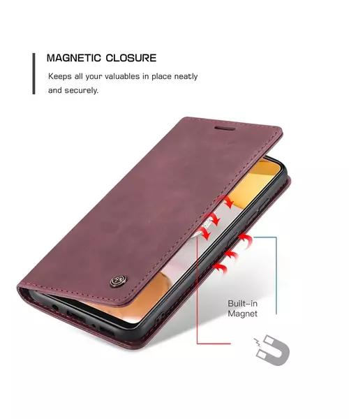 Retro Magnetic Wallet Case