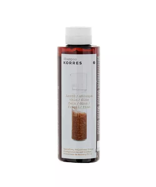 KORRES RICE PROTEINS AND LINDEN SHAMPOO 250ml