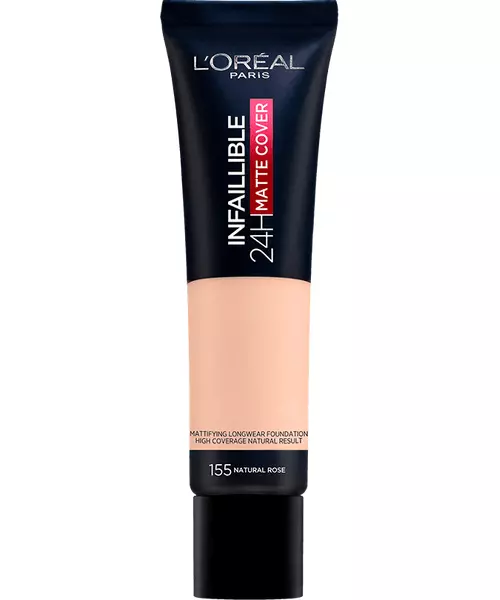 L’Oreal Paris 24h Matte Cover Foundation 155 Natural Rose