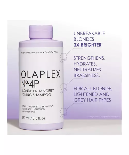 Olaplex Nº.4p Blonde Enhancer Toning Shampoo 250ml