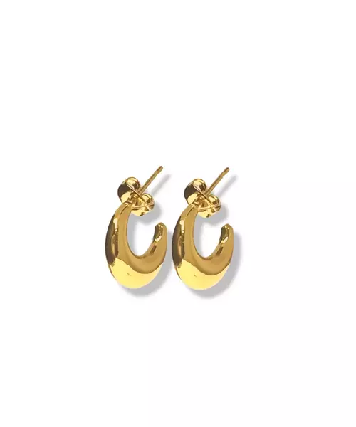 Hoops - Stainless Steel Gold Plated