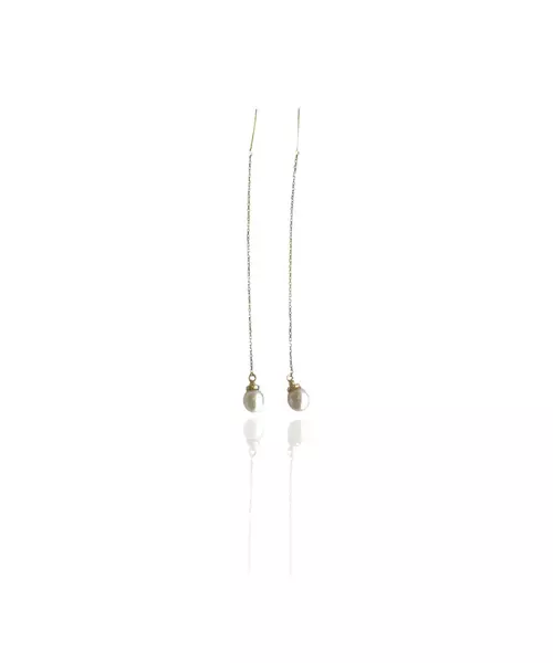 9ct Gold Earrings with pearl