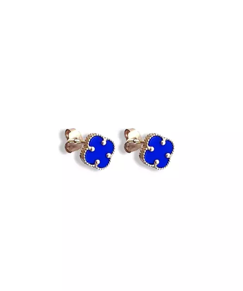 9ct Gold Earrings with Lapis Lazuli (Lazawardy)