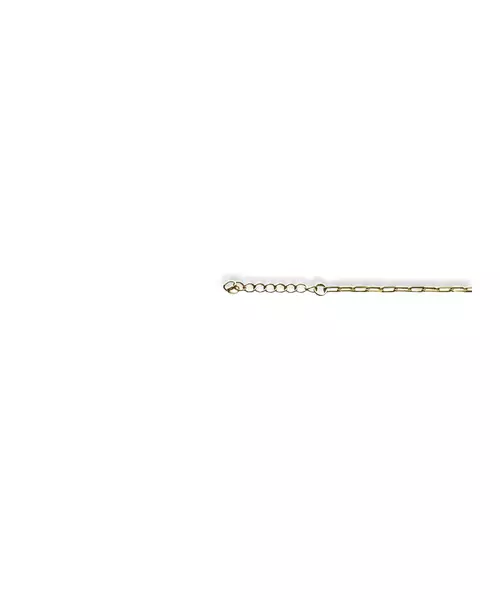 Bracelet zircon & link chain - Silver 925 Gold Plated