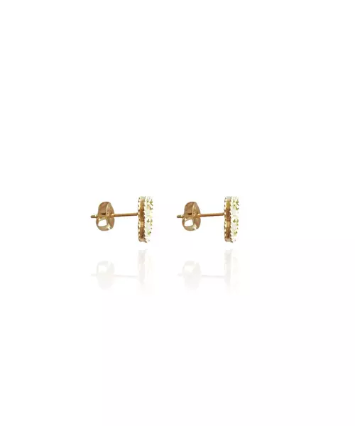 9ct Gold Earrings Diamond Cut