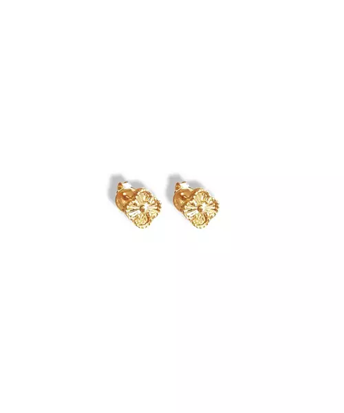 9ct Gold Earrings Diamond Cut