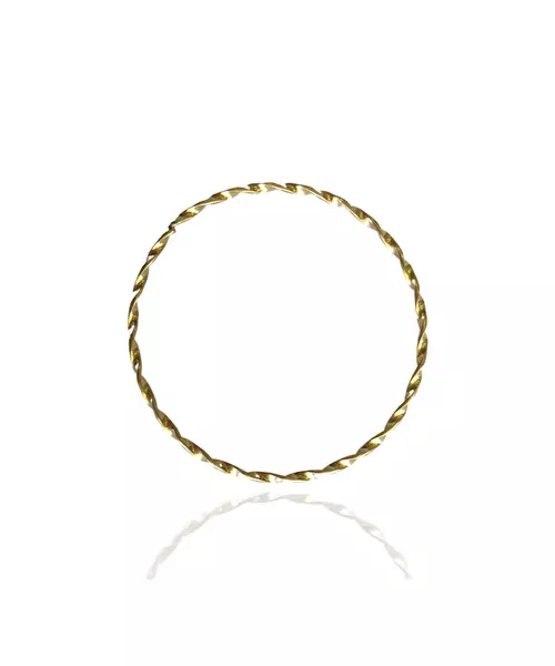 Bangle twist - Stainless Steel Gold Plated