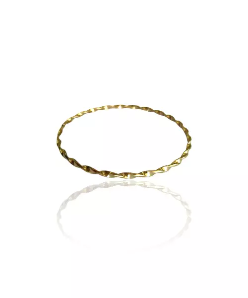 Bangle twist - Stainless Steel Gold Plated