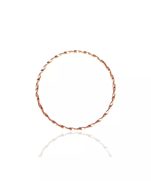 Bangle twist - Stainless Steel Rose Gold Plated