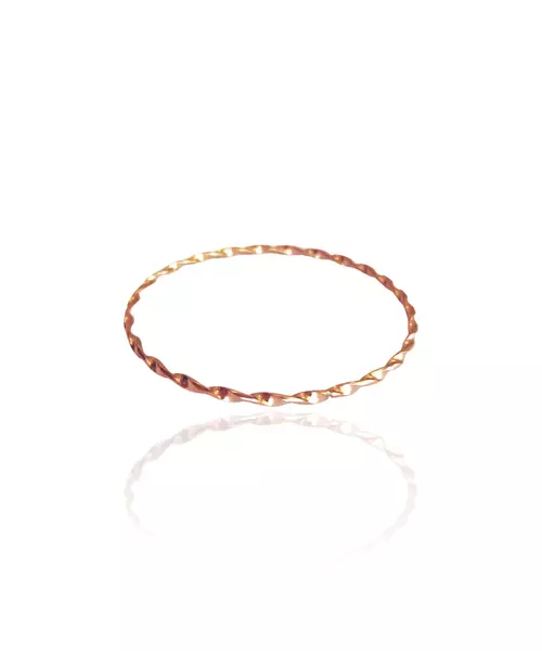 Bangle twist - Stainless Steel Rose Gold Plated