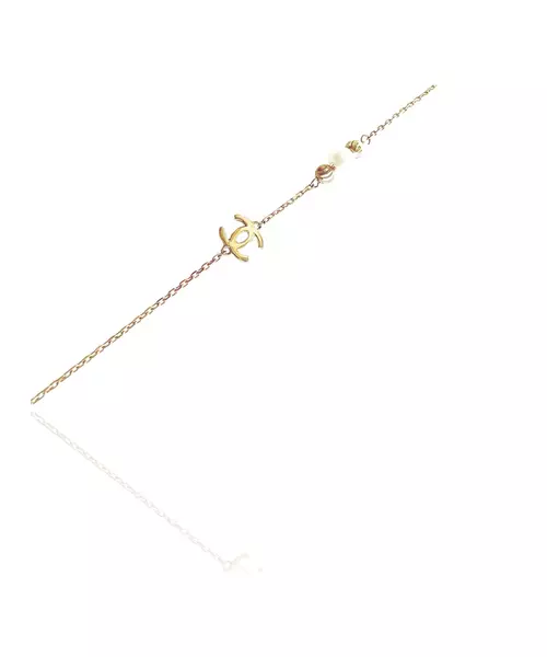 9ct Gold Bracelet with a pearl