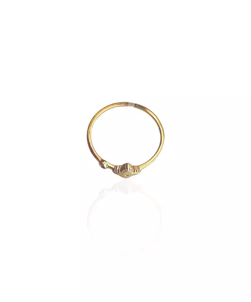 9ct Gold Ring with zircons