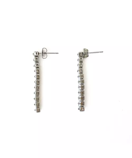 Long Evening Earrings Stainless Steel