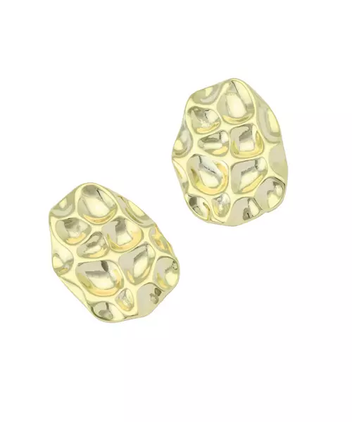 Wavy Earrings - Silver 925 Gold Plated