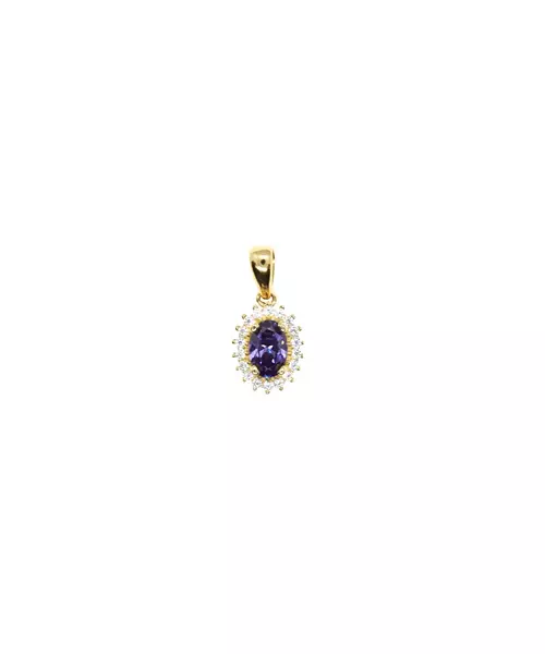 9ct Gold  - Diana Colored Pendant (Copy)