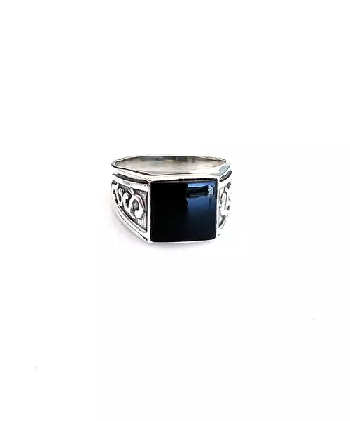 Onyx Ring - Silver 925