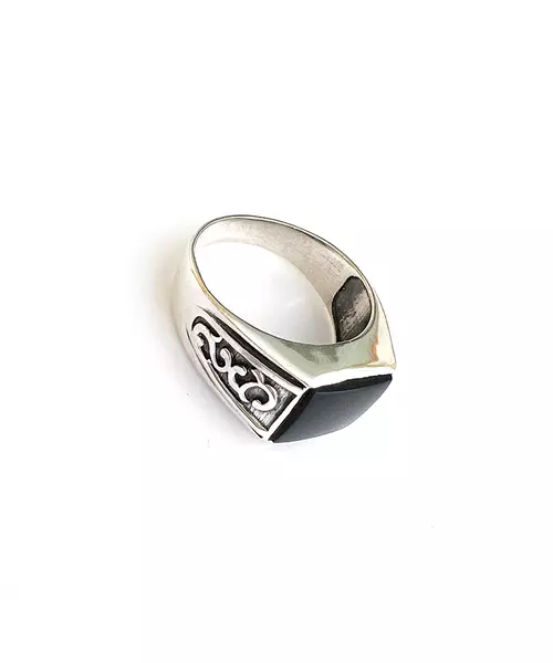 Onyx Ring - Silver 925