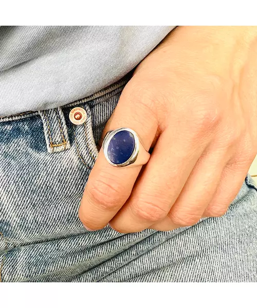 Lapis Ring - Silver 925