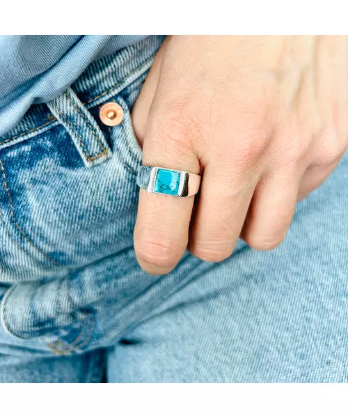 Turquoise Ring - Silver 925