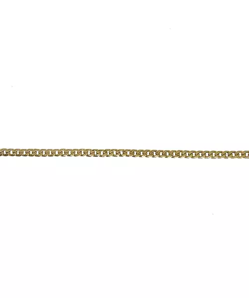 9ct Gold Bracelet - Curb chain thick