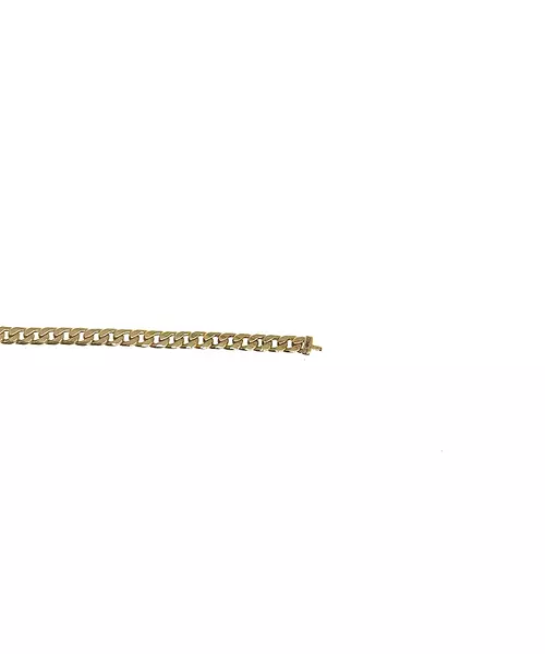 9ct Gold Bracelet - Curb chain thick