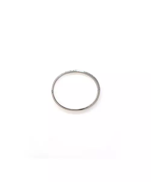 Bangle Solid Minimal - Stainless Steel Silver