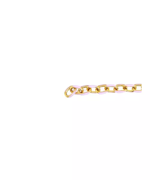 Bracelet Lilac Link - Stainless Steel Gold Plated